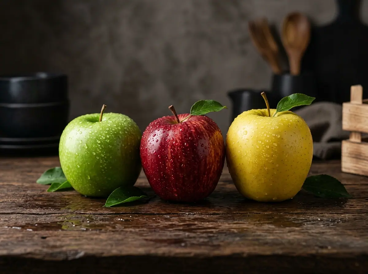 Turecká jablka (Granny Smith, Gala, Red Delicious, Fuji)