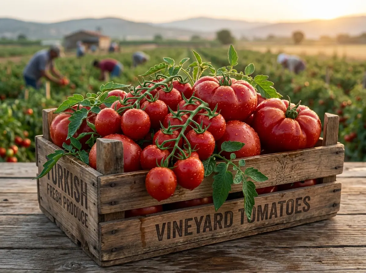 طماطم تركية فاخرة (عناقيد، بيف، كرزية، كوكتيل) export from Türkiye - Nilasya Global